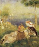 Pierre Renoir Young Girls at the Seaside oil